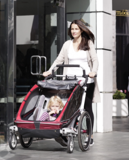 chariot double jogging stroller